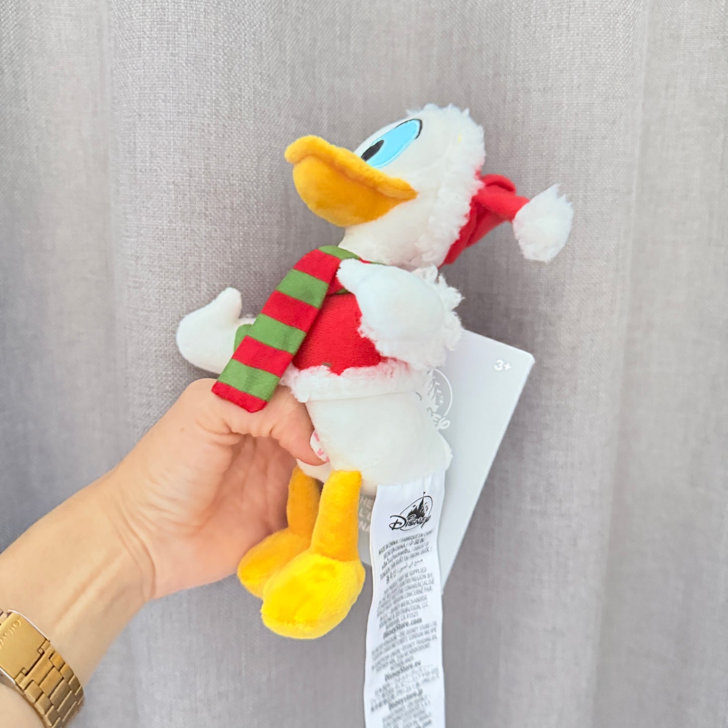 Peluche de hombro Donald Navidad Disneyland Paris