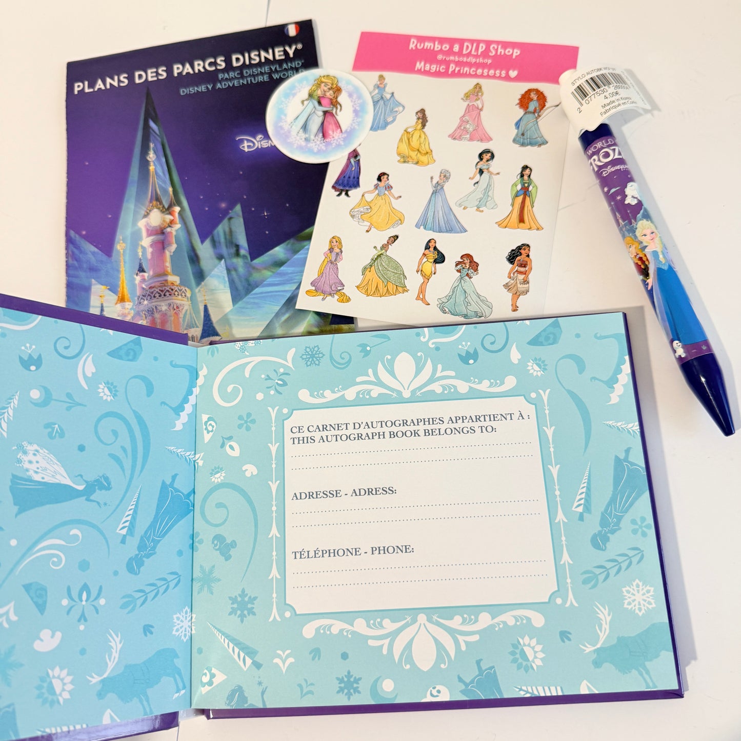 Set Libro de Firmas World of Frozen