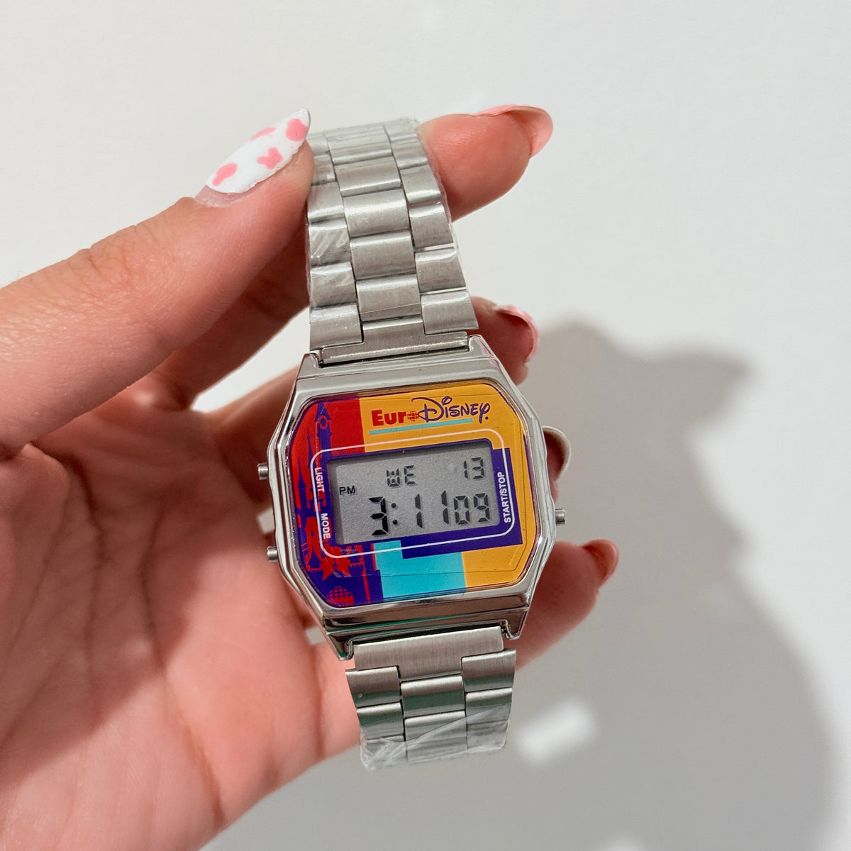 Reloj Digital EuroDisney Disneyland Paris Estilo Retro