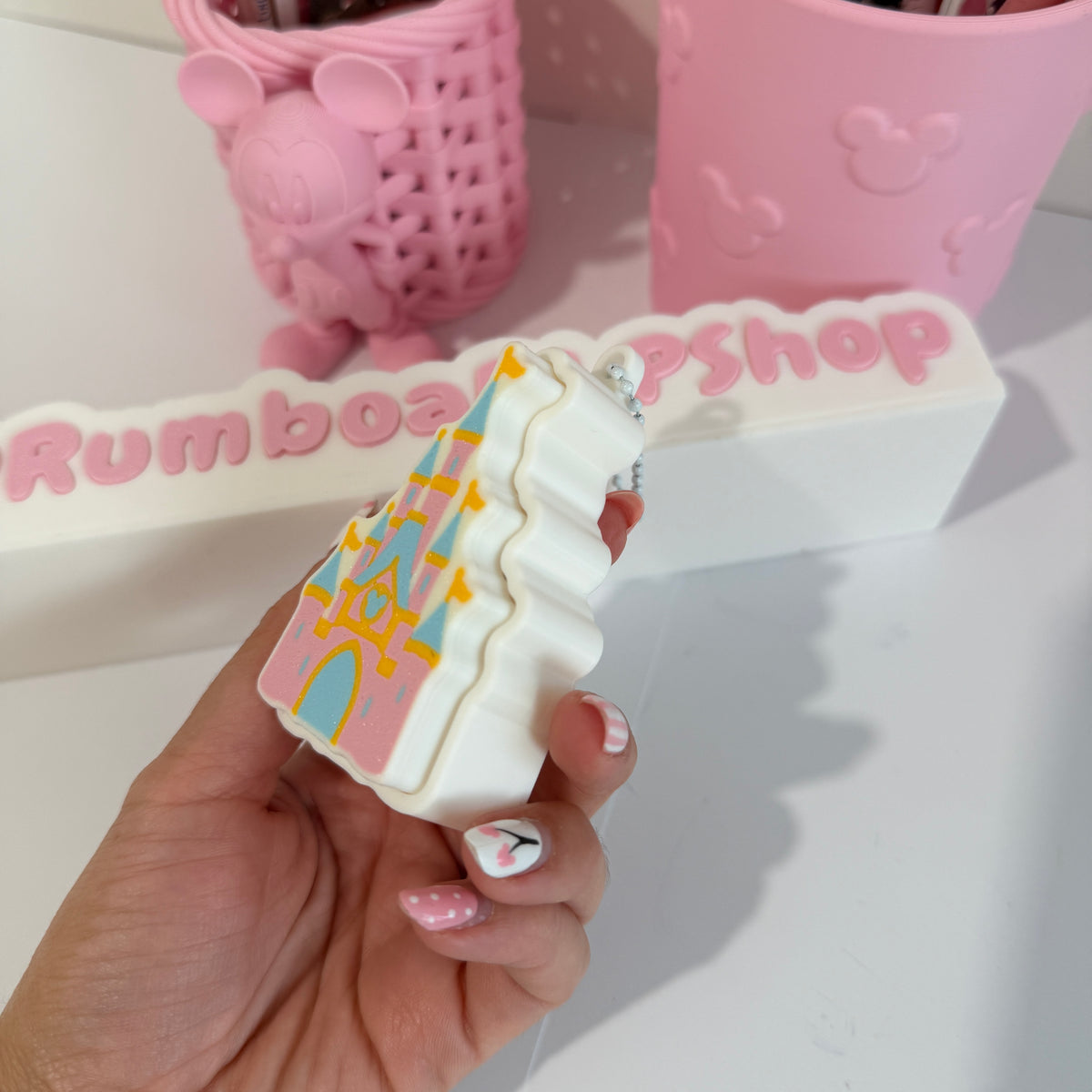 Llavero Clicker 3D Castillo Disneyland Paris