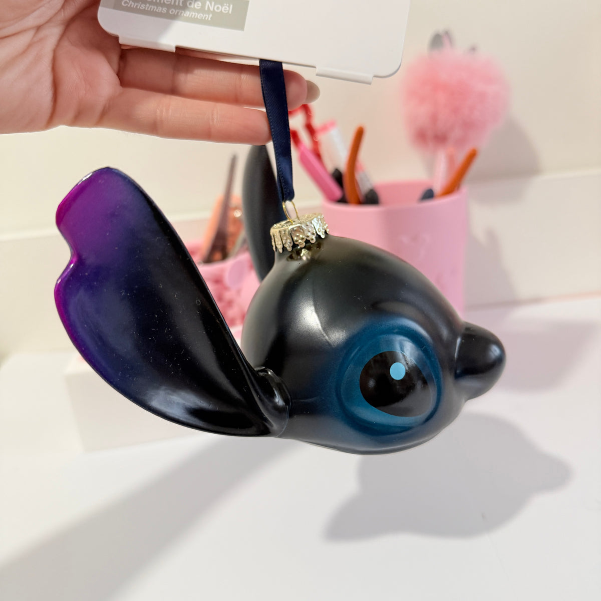 Adorno Stitch Cristal Disneyland Paris Navidad