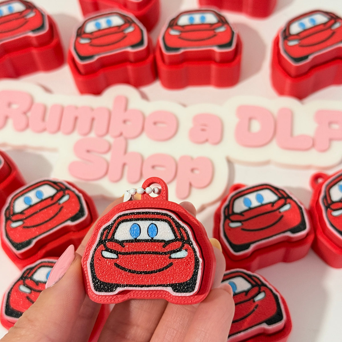 Llavero Clicker Rayo McQueen Cars 3D Lightning McQueen