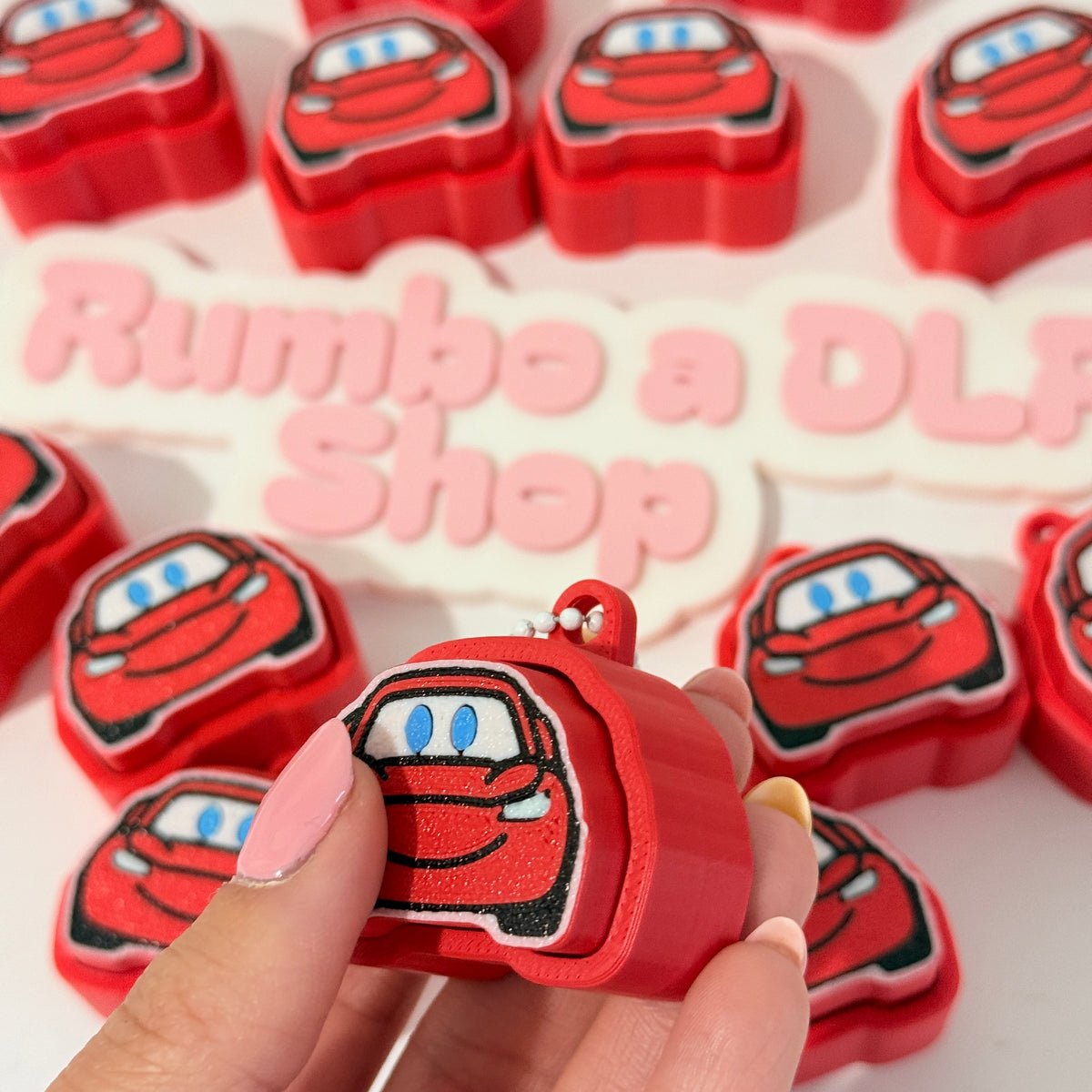 Llavero Clicker Rayo McQueen Cars 3D Lightning McQueen