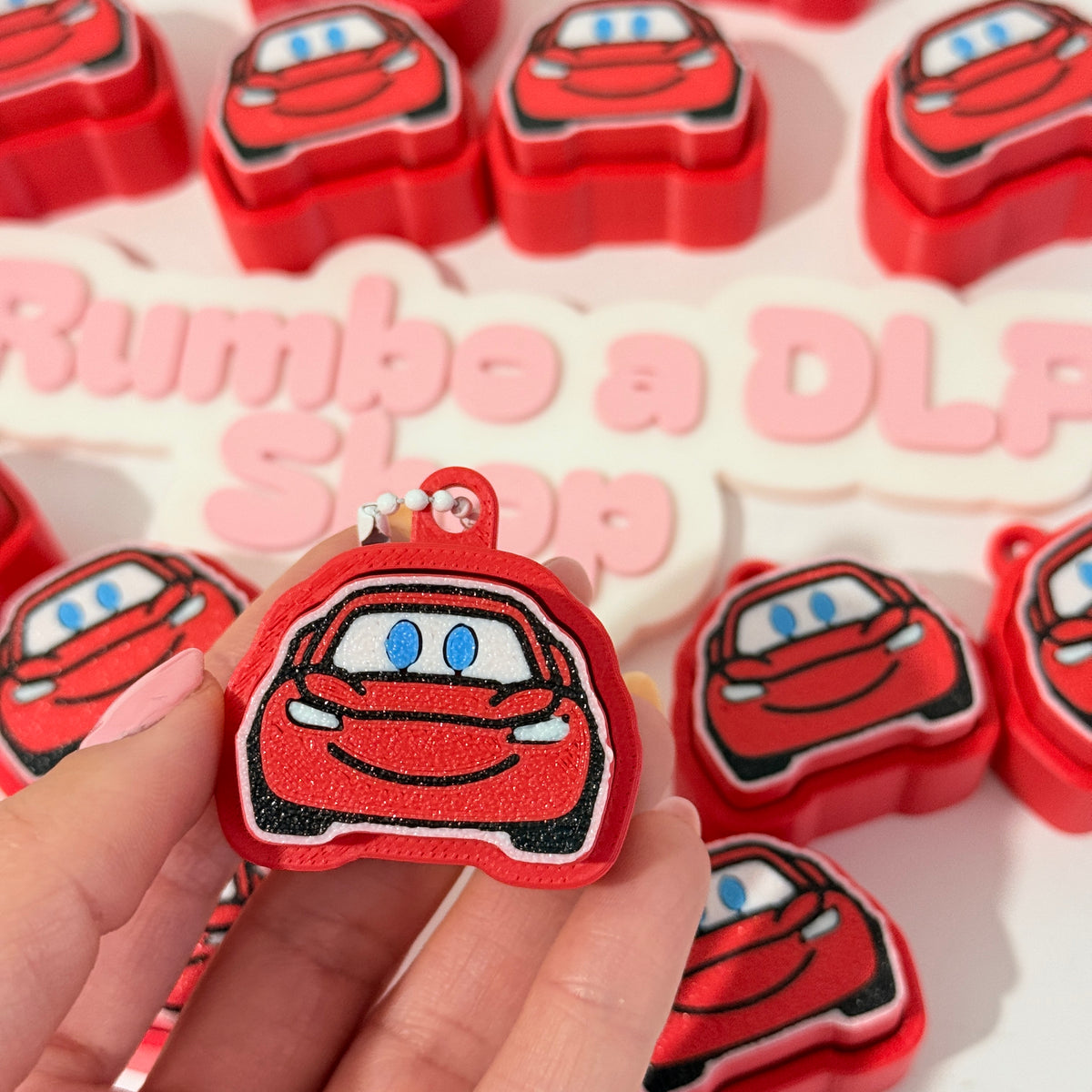 Llavero Clicker Rayo McQueen Cars 3D Lightning McQueen