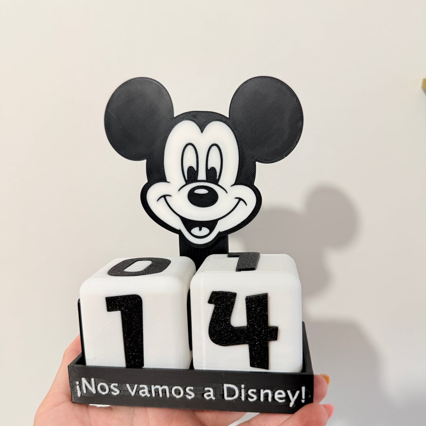 Cuenta atras viaje a Disney 3D Mickey Mouse