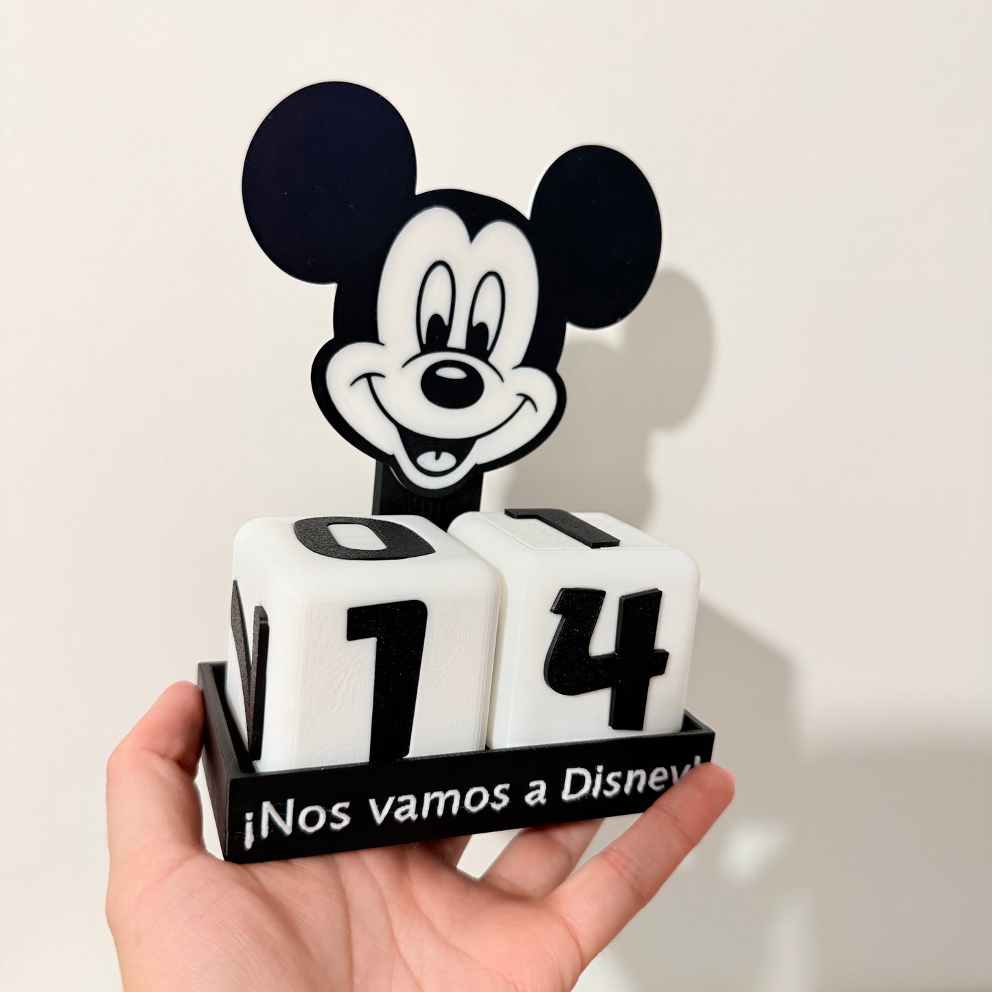 Cuenta atras viaje a Disney 3D Mickey Mouse