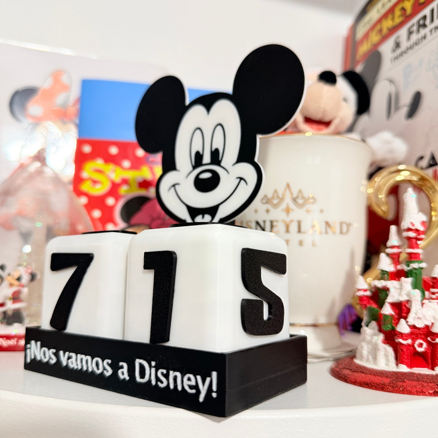 Cuenta atras viaje a Disney 3D Mickey Mouse