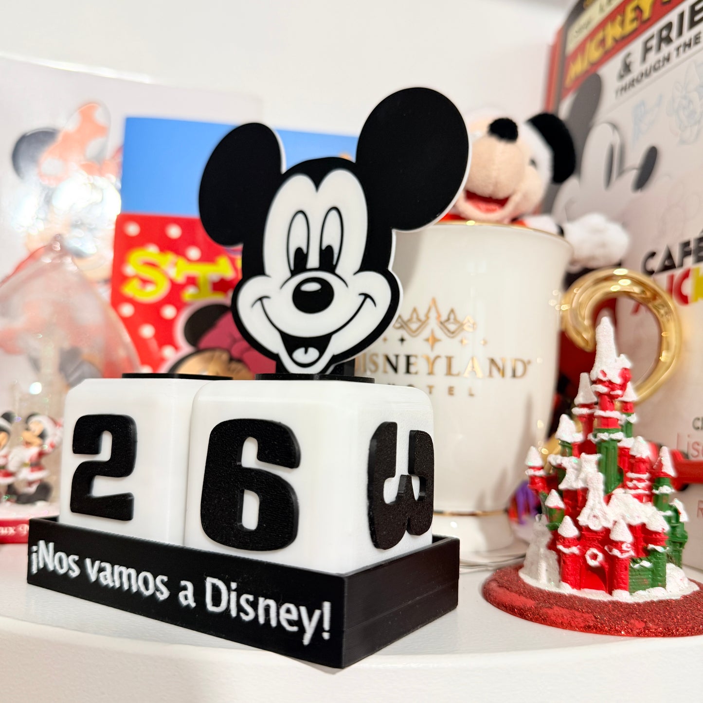 Cuenta atras viaje a Disney 3D Mickey Mouse