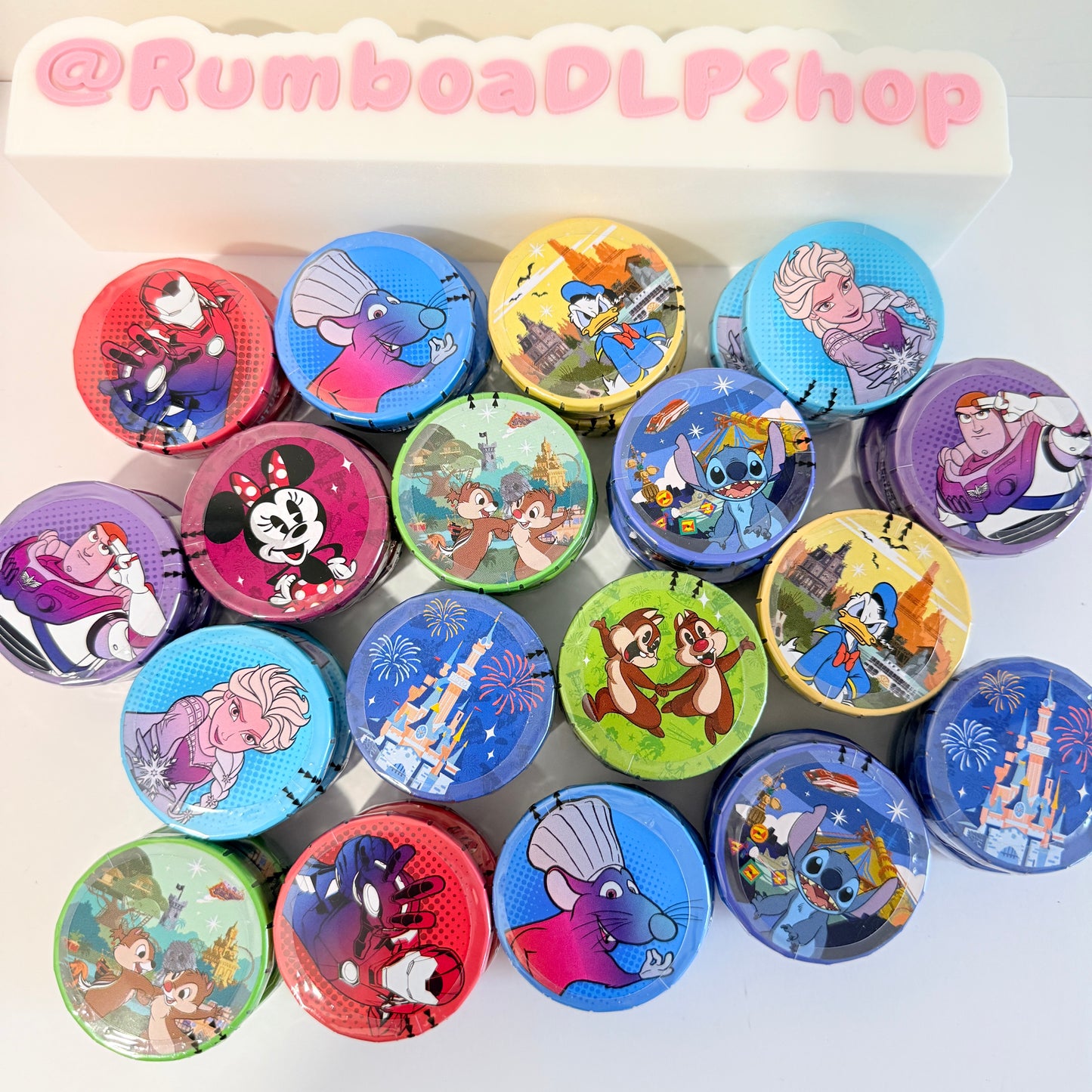 Caja lata de caramelos Personajes Disney Disneyland Paris