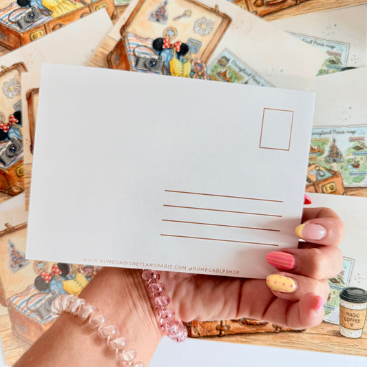 Postal Maleta a Disneyland Paris