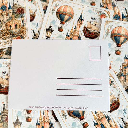 Postal Disneyland Paris Vintage