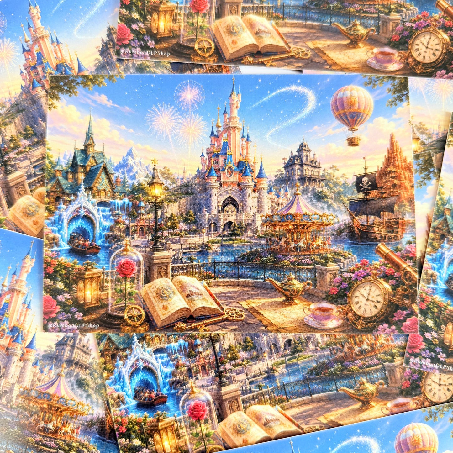 Postal Disneyland Paris Futurista