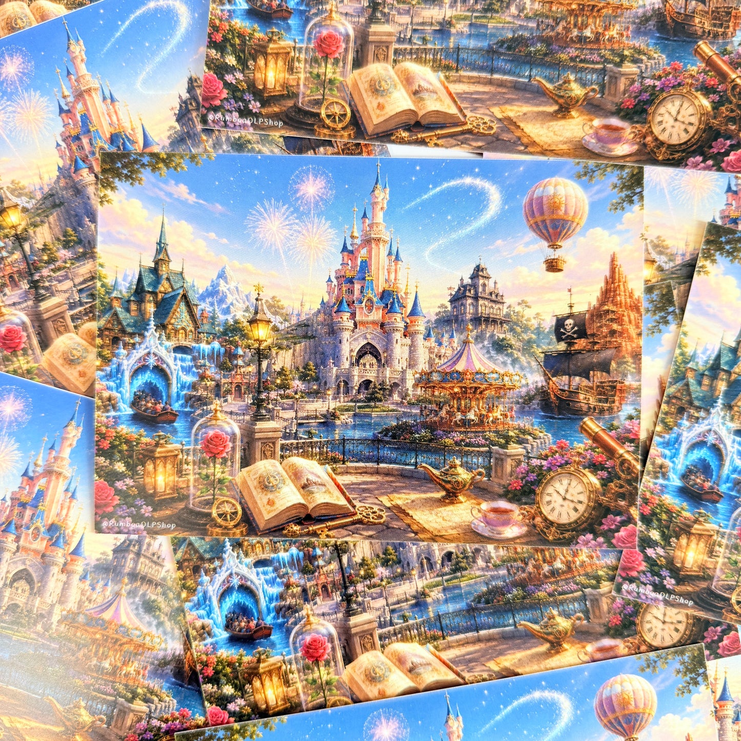 Postal Disneyland Paris Futurista