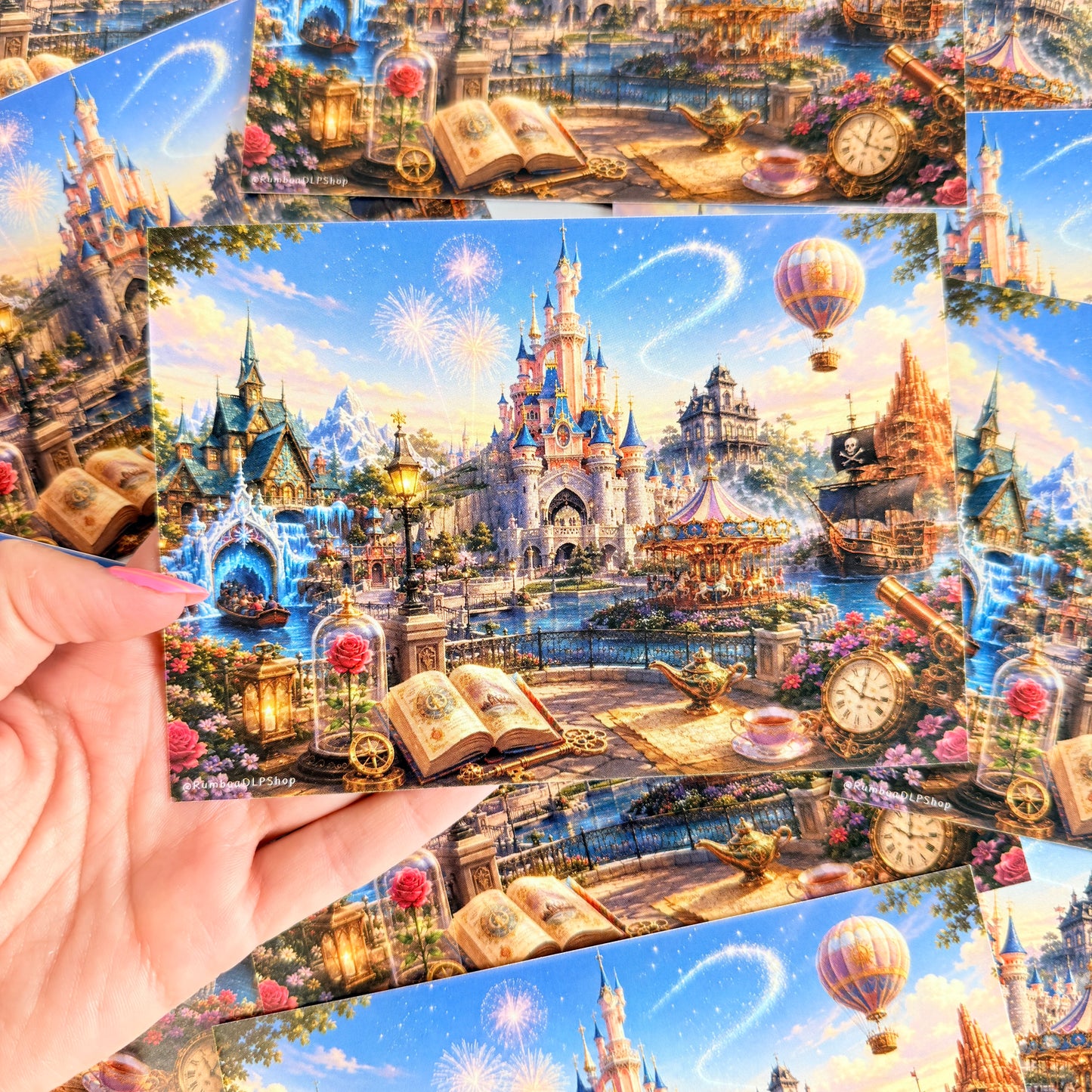 Postal Disneyland Paris Futurista