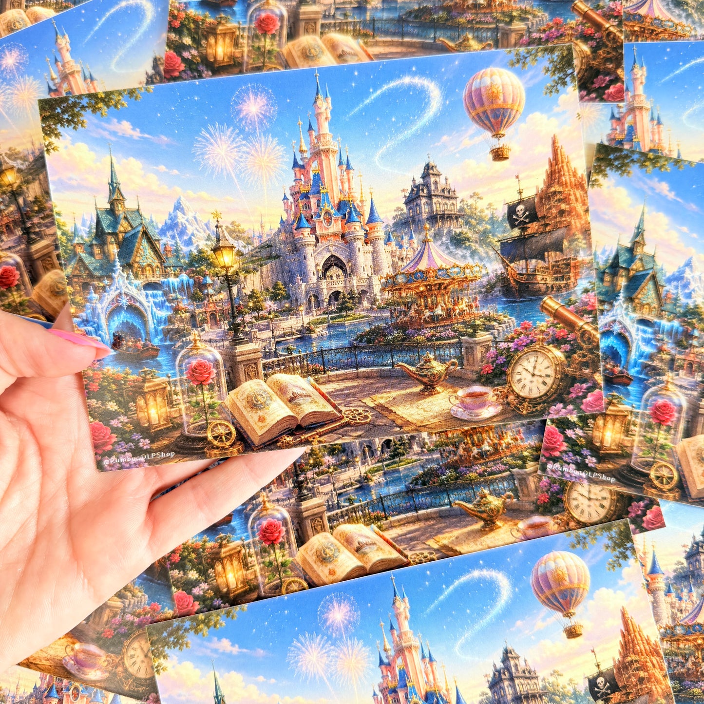 Postal Disneyland Paris Futurista