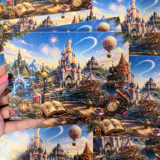 Postal Disneyland Paris Futurista