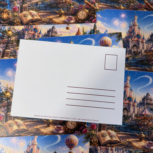 Postal Disneyland Paris Futurista