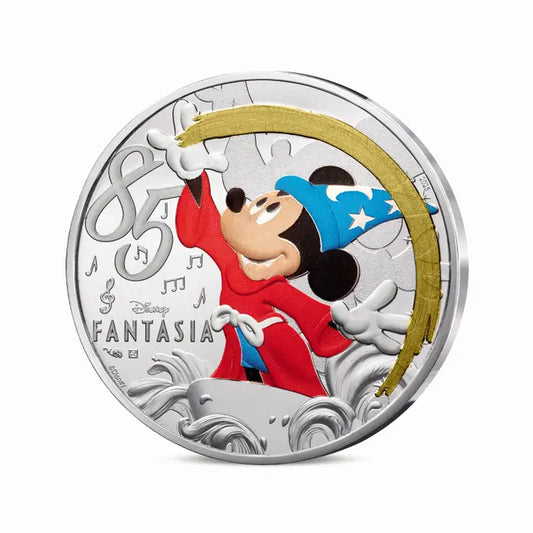Moneda plata Mickey Mouse Fantasia