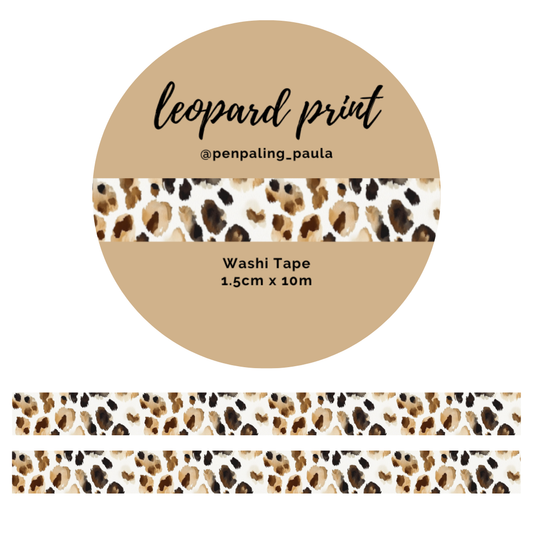 Washi tape Leopardo
