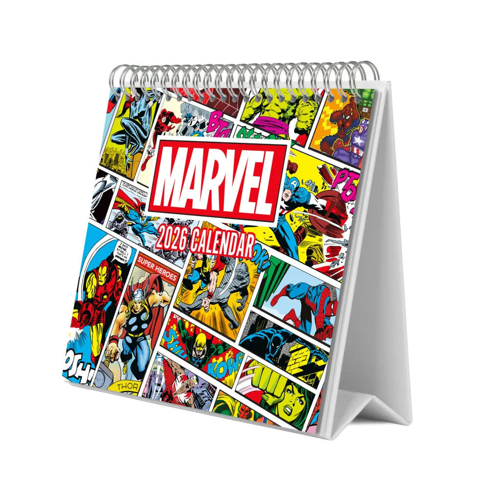 Calendario de escritorio Marvel 2026