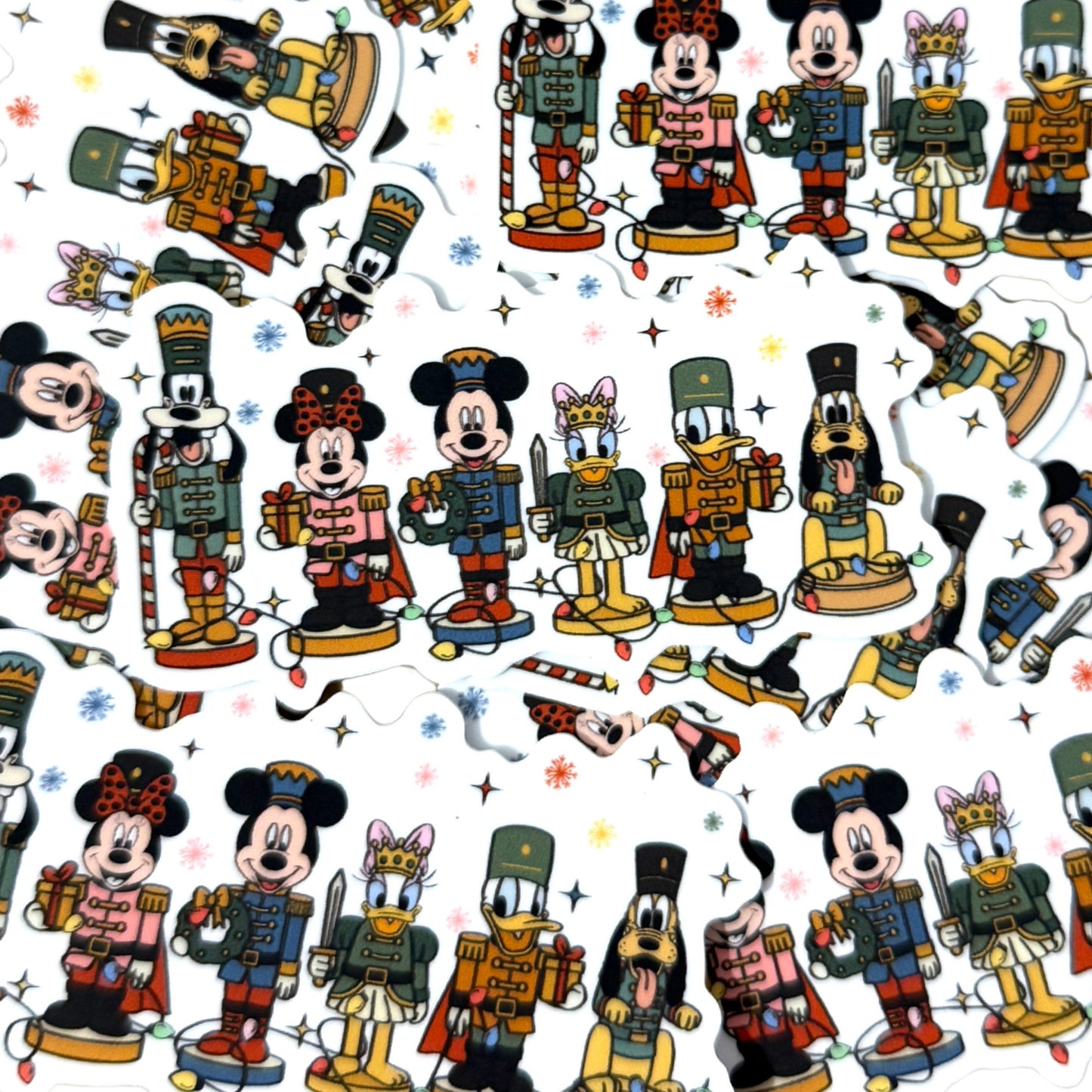 Pegatina Cascanueces Mickey Minnie y amigos Navidad