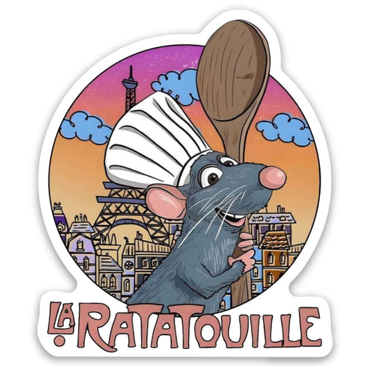 Pegatina Remy Ratatouille Paris