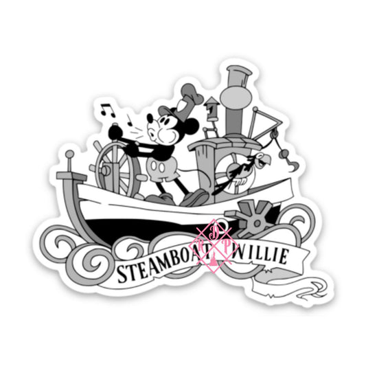 Pegatina Barco Steamboat