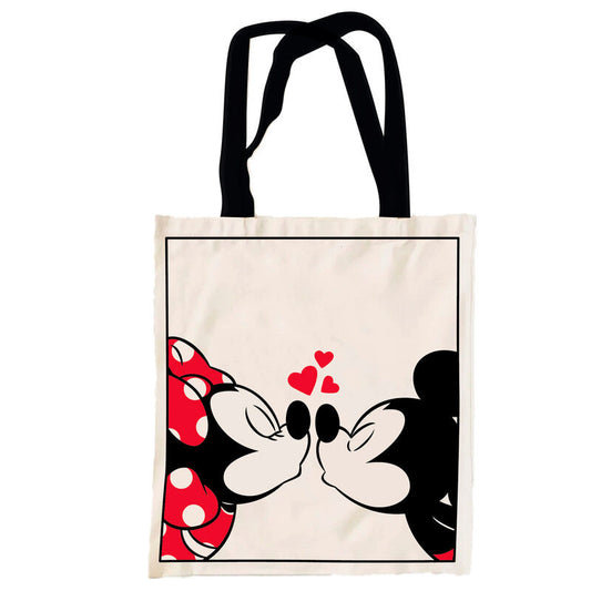 Tote Bag Mickey y Minnie Beso Disney
