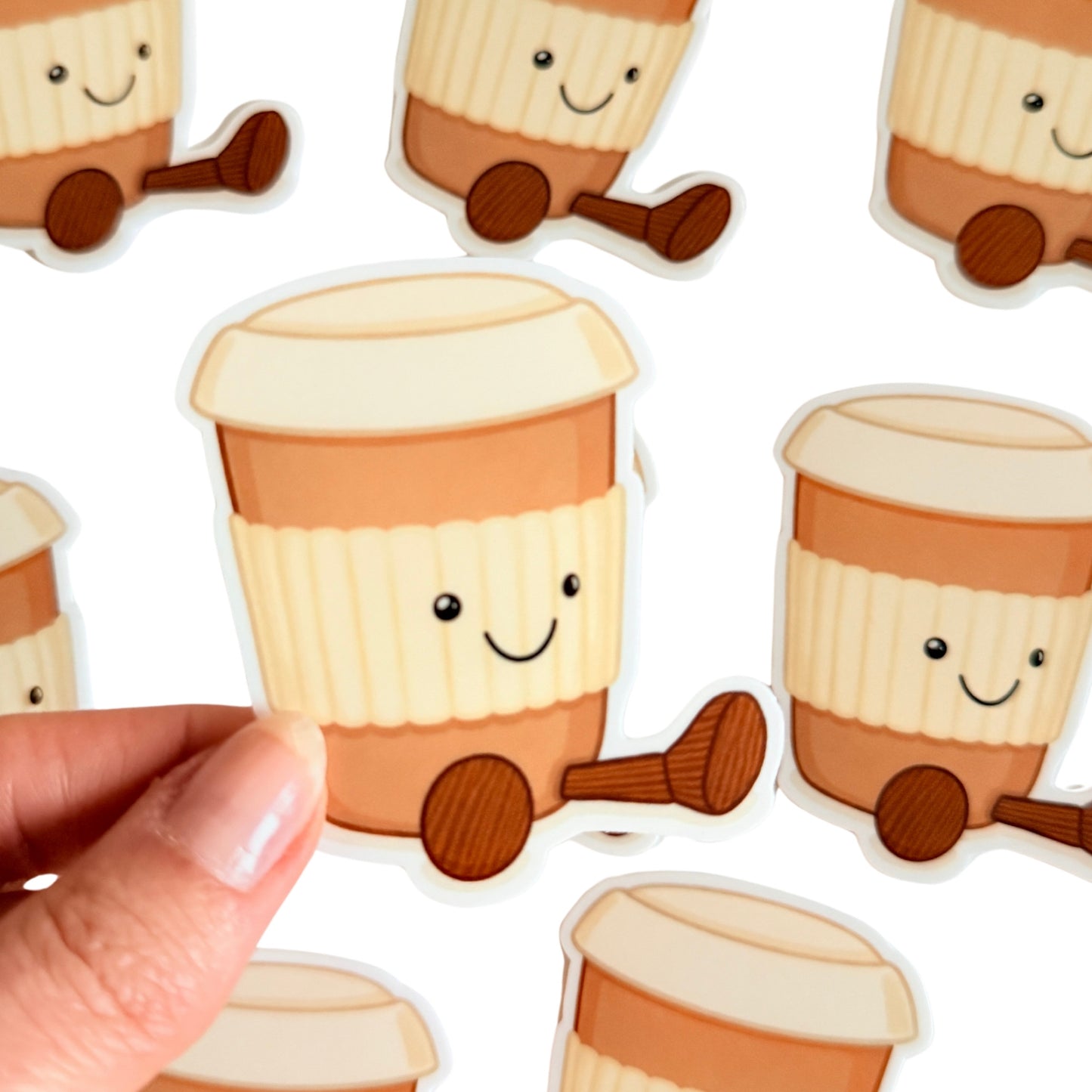 Pegatina Cute Coffee