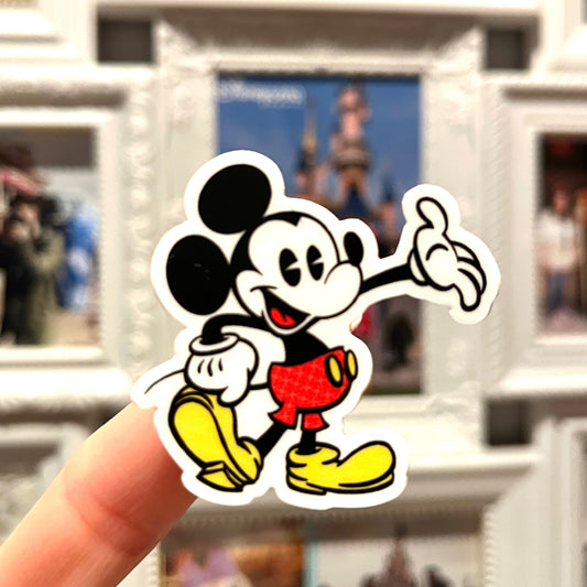 Pegatina Hi Mickey Mouse
