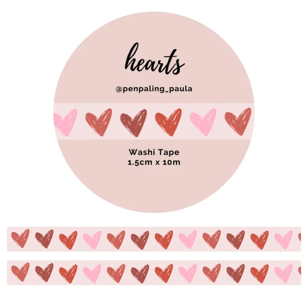 Washi tape Corazones
