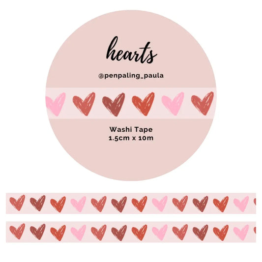 Washi tape Corazones