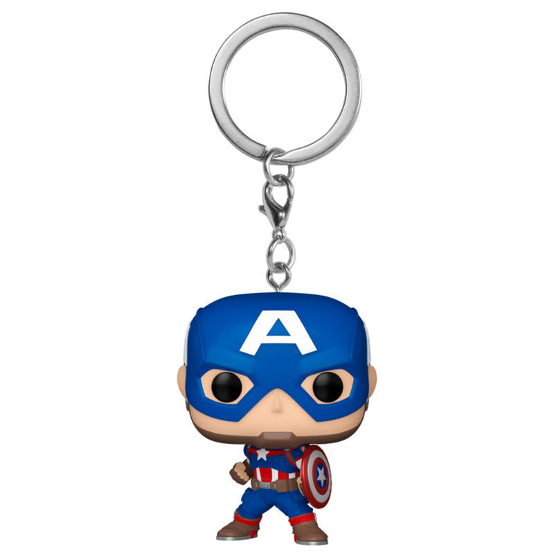 Llavero Funko Pocket POP Capitan America Marvel