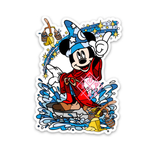 Pegatina Mago Fantasia Mickey Mouse