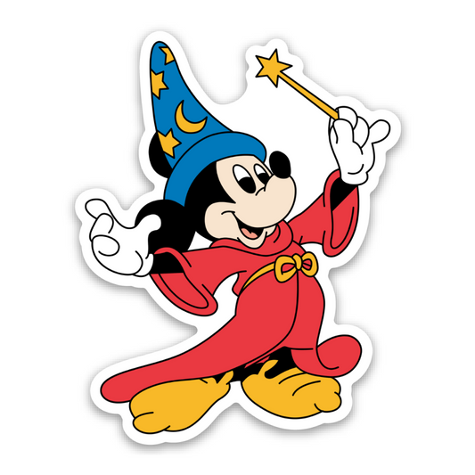 Pegatina Fantasia Mago Mickey Mouse
