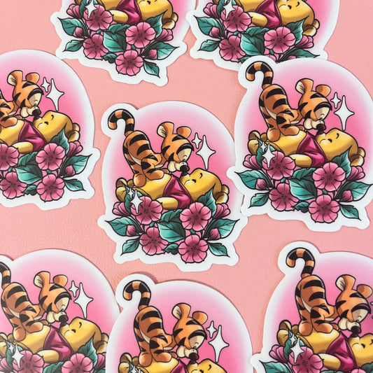 Pegatina Winnie the Pooh con Tigger