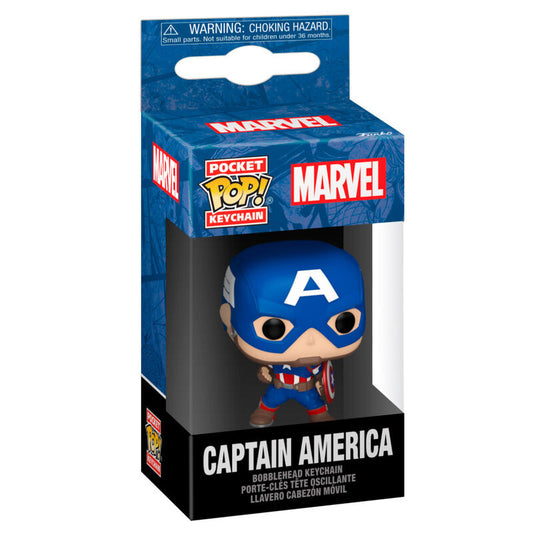 Llavero Funko Pocket POP Capitan America Marvel
