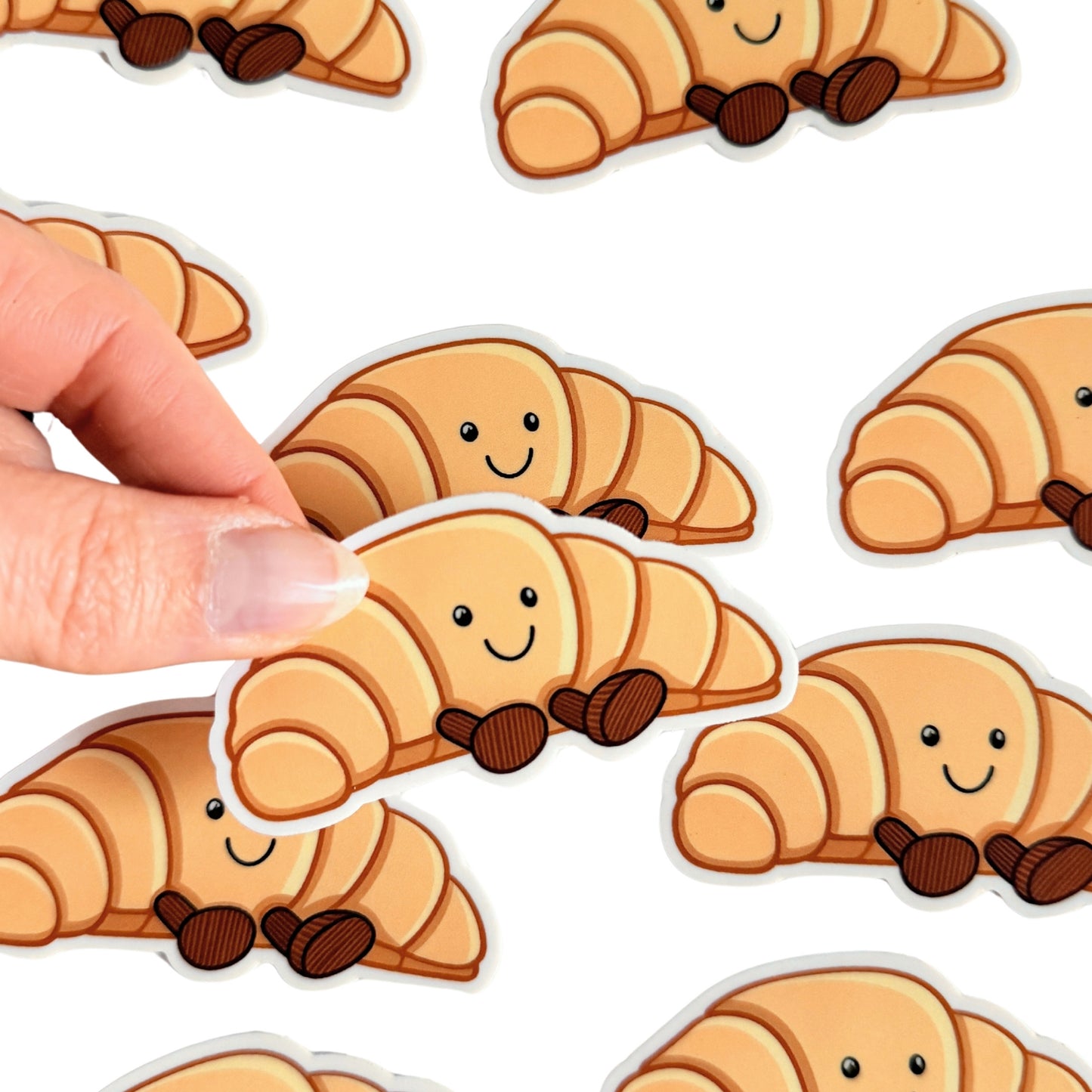 Pegatina Cute Croissant