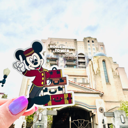 Pegatina Mickey Mouse Tower of Terror