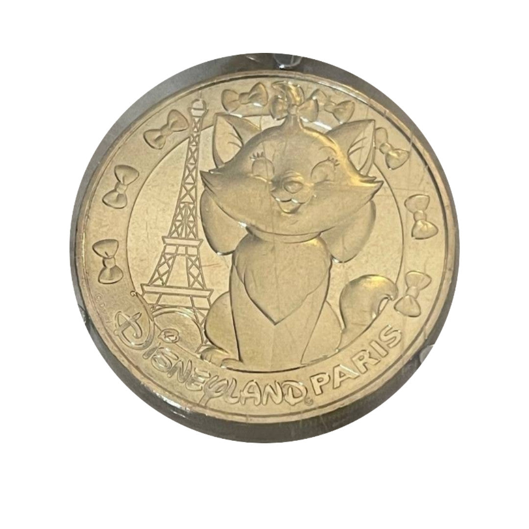 Moneda Marie Aristogatos Torre Eiffel Disneyland Paris