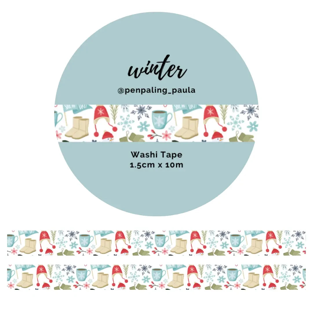 Washi tape Invierno