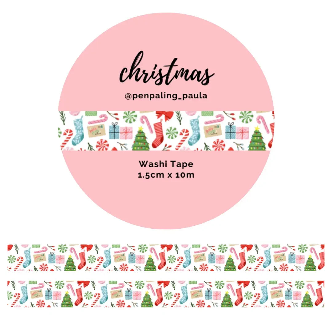 Washi tape Christmas Navidad