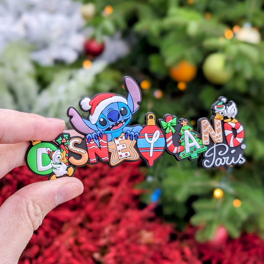Iman Disneyland Paris Stitch letras Navidad