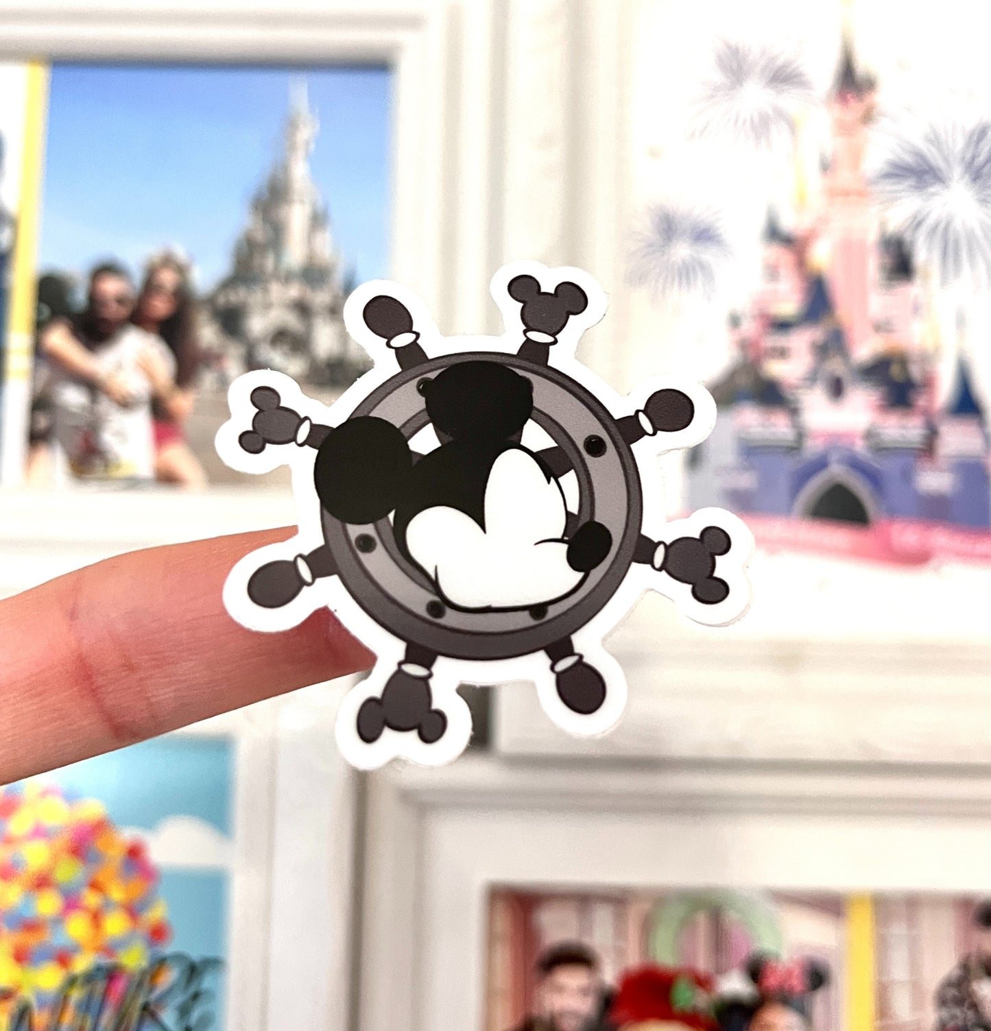 Pegatina Steamboat Mickey Mouse