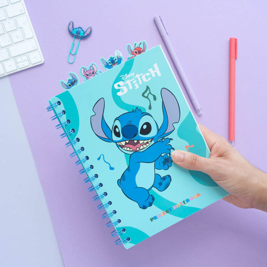 Cuaderno A5 Stitch Waves Disney
