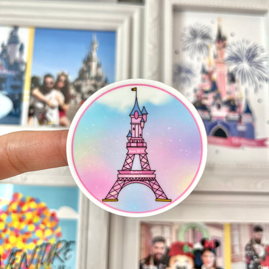 Pegatina Castillo + Eiffel