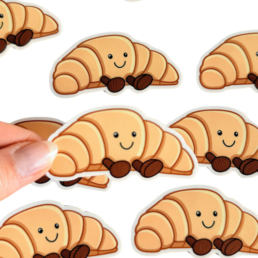 Pegatina Cute Croissant