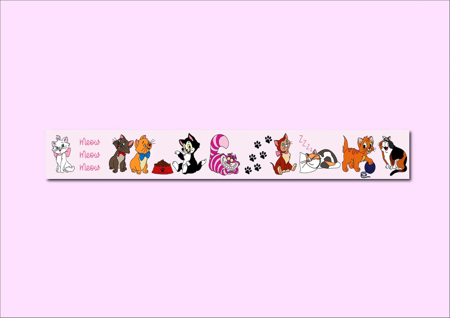 Washi Tape Gatos Disney