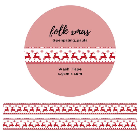 Washi tape Jersey Navidad