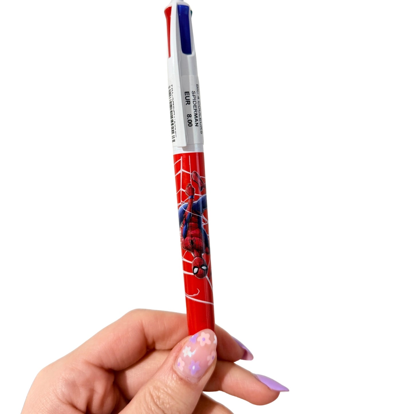 Boligrafo Bic Spiderman Marvel Disneyland Paris